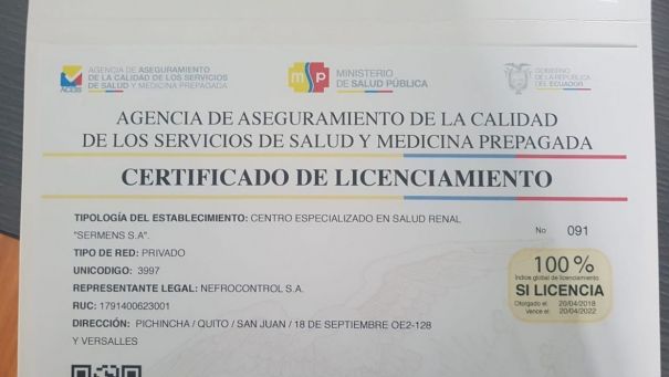 SERMENS recibe certificación del 100% de Licenciamiento
